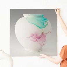 풍수 복들어오는 다복 달항아리 그림 사진 액자 휴식을담다 13종, 09.달항아리_Melody C