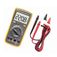 FLUKE 휴대용 디지털 멀티미터 자동 범위 DMM AC DC 다이오드 R C 전압 전류 테스터 F15B F17B F18B F12E 15B 17B 18B 12E, 1)FLUKE 12E Plus, 1개