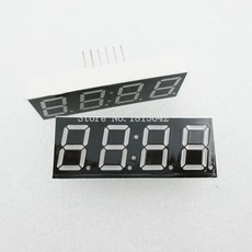 탁상시계 탁상전자시계 LED시계 무드등시계 5 개 몫 4 비트 4 비트 디지털 튜브 일반 음극 디지털 튜브 0.56 0.56in. 빨간색 LED 디스플레이 7 세그먼트 자리