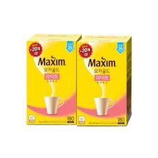 맥심 모카골드 라이트 커피믹스 180T x2개 행사, 180개입, 2개