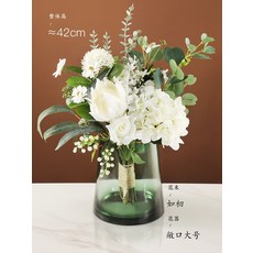자이언트컴퍼니 가볍게 사치한 투명 꽃그릇 노르딕 식탁 독창적 진열 장식품 거실 심플 말린꽃 꽃꽂이 꽃병, 쿡밥 ：빅 사이즈 꽃 보틀 _프리저브