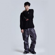 라시엘로 LAY-P703-DENIM BLACK-M 공용 스키 보드복 바지 팬츠