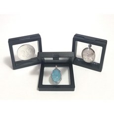 챌린지 코인 AA 메달리온 골동품 보석류 선물 흰색 2.75 x 2.75 x 0.75 인치 용 JM 퓨처 블랙 투명