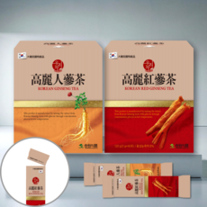 송원 우리차 홍삼차 40T 인삼차 40T, 1개, 3g, 40개입
