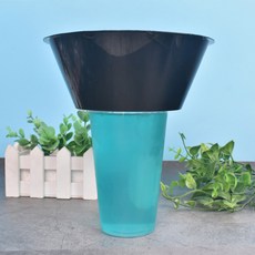 700ML 음료컵 500ML 파티 100개 일회용품 야구장콜팝용기 치킨 콜팝용기, 700mlpp블랙볼+500ml컵+빨대 100세트