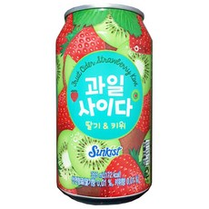썬키스트 과일사이다 딸기 키위 355mlx24캔, 상세페이지 참조