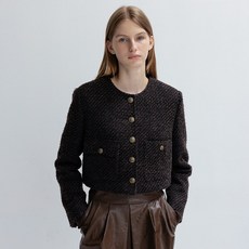 조이그라이슨 레디투웨어 Two-Tone Tweed Crop Jacket KW2AJ7040_93