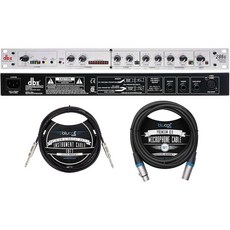  dbx286s 마이크로폰 프리앰프 및 채널 스트립 프로세서48V 팬텀 전원 번들 Bl유코 UCOil 10-FT 스트레이트 계측기 케이블14in 밸런스 XLR 케이블 