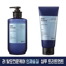 려 탈모전문케어 인제숲길 샴푸 585ml 트리트먼트 200ml 세트, 1세트