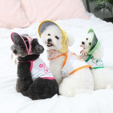 오드펫 또또또 친구들 썬캡 강아지 자외선차단, 03.따또_초록