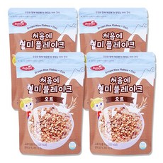 베베스트 처음에 현미 플레이크, 오트, 50g, 4개