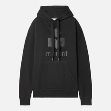 [ISABEL MARANT] [명품]여성 23FW 만셀 블랙 빅로고 블랙 후드 SW000