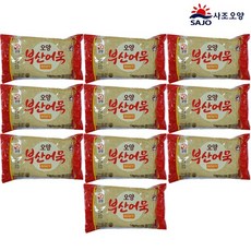 [다만세푸드] 사조 오양 부산어묵 요리 사각 어묵 1kg x 9개 오뎅탕 반찬용
