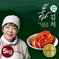[KT알파쇼핑][초특가] 김수미 더 프리미엄 포기김치 5kg, 1개