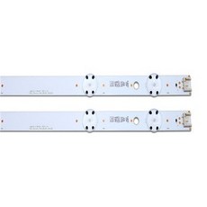 [해외] 키트 2 PCS 7LED 615MM LED 블랙 라이트 스트립 LG 32LH604V 32LH530V 32LH60_FHD_A 32LH60_FHD S L SSC_32INCH, 상세내용표시