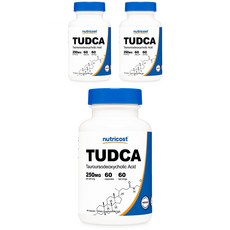 뉴트리코스트 TUDCA 타우로우르소데옥시콜 애시드 250mg 캡슐, 60개입, 3개, 60정