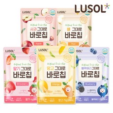 [루솔] 자연그대로 동결건조 과일칩 7팩 골고루세트, 상세 설명 참조, 7개