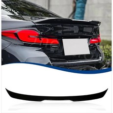 BMW G30 F90 M5 17-23 M 퍼포먼스 프로 PSM 스타일 리어 트렁크 루프 스포일러 PSM 스타일 Black, PSM 스타일 카본