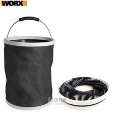 WORX 웍스 충전식 고압세척기 하이드로샷 WG630E.2 자흡식 25BAR 휴대용 무선고압세척기 20V2.5Ah삼성셀, 접이식물통WA4015