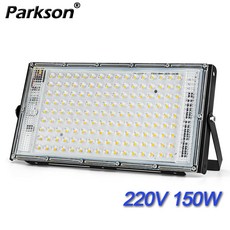 홍수 빛 led 가로등 ac 220v-240v 150w 야외 조명 투광 조명 focos led 외부 스포트라이트 ip65 방수 반사판, 차가운 흰색, 1개