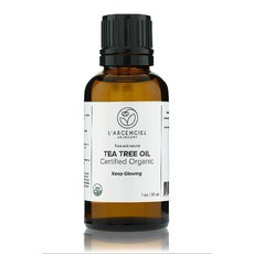 L’arcenciel Skincare 유기농 티트리 오일 100 % 퓨어 유기농 티트리 에센셜 오일 30 ml, 30ml