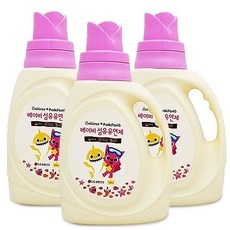 베비언스 핑크퐁 베이비 섬유유연제 1.5L 용기 x 3개, 1개