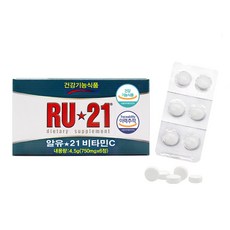 술먹기전 RU21 숙취 해소제 알유21 비타민C, 36정, 1개 - ru7