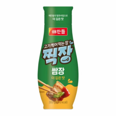 해찬들 고기 찍어 먹는 장 찍장 쌈장, 300g, 6개 - 삼층장