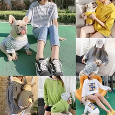 강아지잠옷트윈룩
