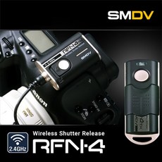 SMDV RFN4 RF-911 캐논 유무선 릴리즈 EOS R5 R3 1D, 1개