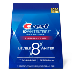 크레스트 3D 화이트 스트립스 치아미백 Crest 3D Whitestrips Glamorous White 1개 14팩 28스트립