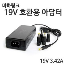 국산 19V 3.42A 노트북용 아답터 ML-19342A-4T, 단일상품