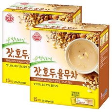 건강한 녹차와 견과류 믹스 30입(15입x2개), 18g, 15개입, 2개