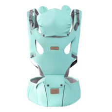 3 IN 1 베이비 Hipseat 캐리어 배낭 스트랩 유아용 0-36M 겨울용 빛나는 스트, 녹색