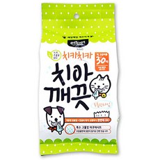 에티펫 치아깨끗 애견물티슈 30매 강아지입냄새, 1개