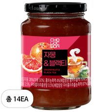 초록원 자몽 블랙티, 560g, 1개입, 14개