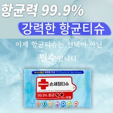 미드리움 휴대용 손세정 향균 물티슈0424