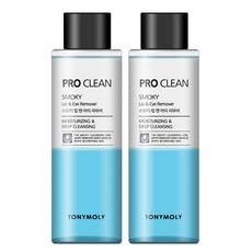 토니모리 프로 클린 스모키 립앤아이 리무버, 100ml, 2개