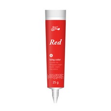 브래드가든 식용색소 레드 색상 튜브타입, 1개, 25g