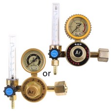 아르곤 CO2 압력 감속기 G5 / 8 "0-25MPA TIG 유량계 용접 조절기 게이지 충격 흡수 가스 유량계, 은, 1.Silver