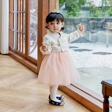 아동한복 뉴은후한복 플라워 포인트 한복