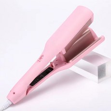 고데기 물결펌 에그롤 프렌치 웨이브 컬링 펌, 체리 핑크 현물 국내 32mm, 1개