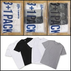 [폴햄] PHC5TR3900 공용 3+1팩 기본 베이직 반팔 티셔츠