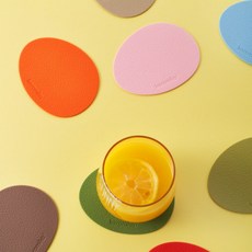 케라미카 실리콘 티코스터 컵받침 1p 26종 13color 홈카페 인테리어 감성 소품, 선택:초코, 초코