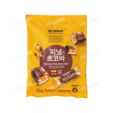 노브랜드 [노브랜드] 피넛 초코 바 252gx2, 2개, 252g