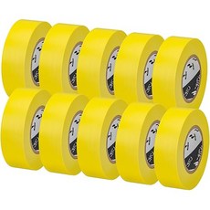 Nichiban 니치반 비닐 테이프 19mm10m 10개입 VT19210P 황색 19mm10 노란색, 1개