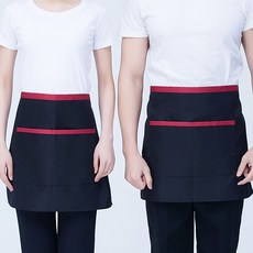 허리앞치마 반앞치마 미니앞치마-81434EA, 레드, 본상품선택
