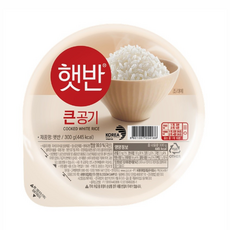 햇반 백미밥, 300g, 18개