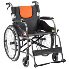 유웰 yuwell 수동형 접이식 알루미늄 경량 컴팩트 홈케어 가정용 환자용 실내용 여행용 노인 실버 복지용구 대여 활동형 H062C 휠체어, 1개