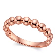 14K 반지 3.5mm 하프 볼밴드 러블리 레이어드 스타일링